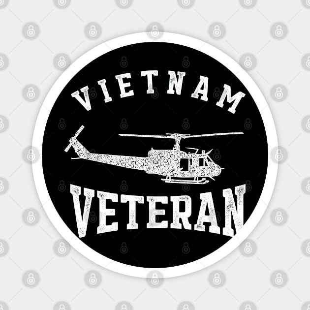 Vietnam Veteran Product Veterans Military Helicopter Pilot Magnet by Linco